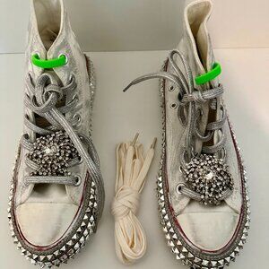 Nan-Ku Couture Cruise: Studded Hi Top Sneakers